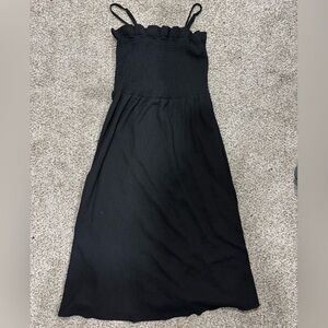 H&M smocked midi dress